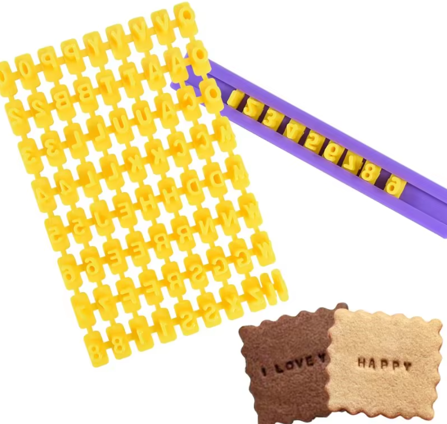 Alphabet Cookie Stamp Set